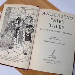 Hans Christian Andersen Fairy Tales Vintage 1957 Book Children’s Classics